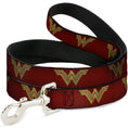 Load image into Gallery viewer, Dog Leash - Wonder Woman 2017 Icon Reds/Golds
