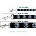Load image into Gallery viewer, Dog Leash - X-Men X Icon Black/Silvers
