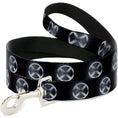 Load image into Gallery viewer, Dog Leash - X-Men X Icon Black/Silvers
