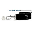Load image into Gallery viewer, Dog Leash - YELLOWSTONE DUTTON RANCH and Logo Black/White
