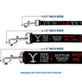 Load image into Gallery viewer, Dog Leash - YELLOWSTONE Dutton Ranch 1886 Icons Black/White/Red
