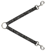 Dog Leash Splitter - BD Logo Scattered Black/Gray