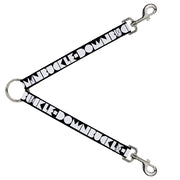 Dog Leash Splitter - BUCKLE-DOWN Shapes Black/White
