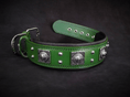 Load image into Gallery viewer, The "Eros" collar 2.5 inch wide Green
