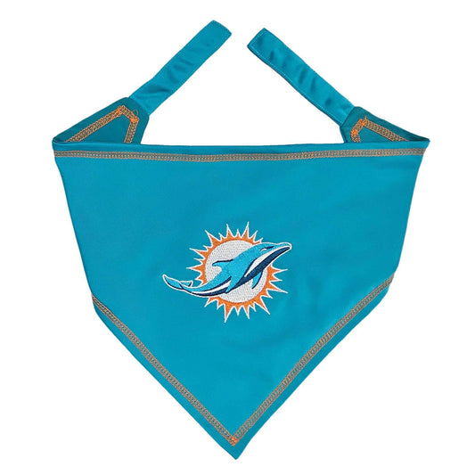 Miami Dolphins Tie-Around Dog Bandana
