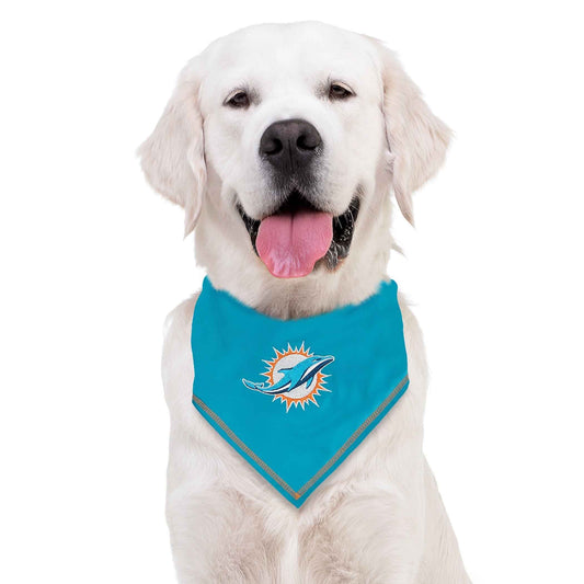 Miami Dolphins Tie-Around Dog Bandana