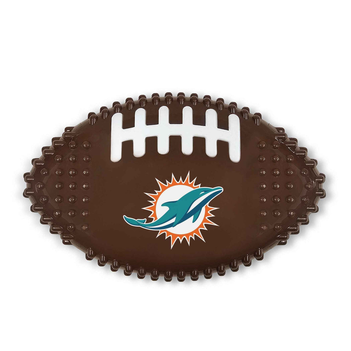 Miami Dolphins Hard Nylon Football Chew Toy