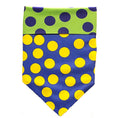 Load image into Gallery viewer, Sport Bandana - DOT Blue/Green/Yellow
