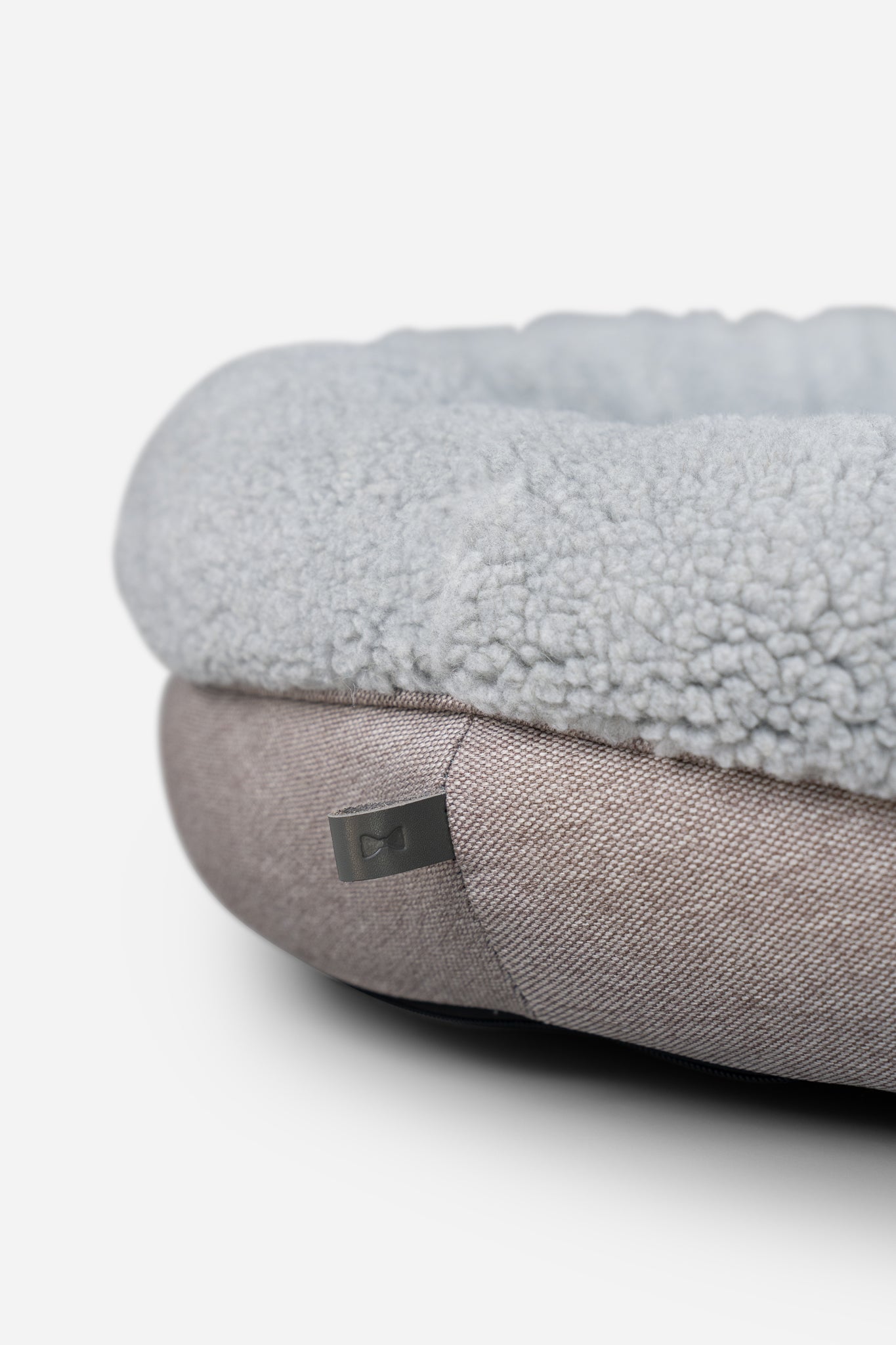 Chester & Lee | Furry Gray Donut Dog Bed - image 6
