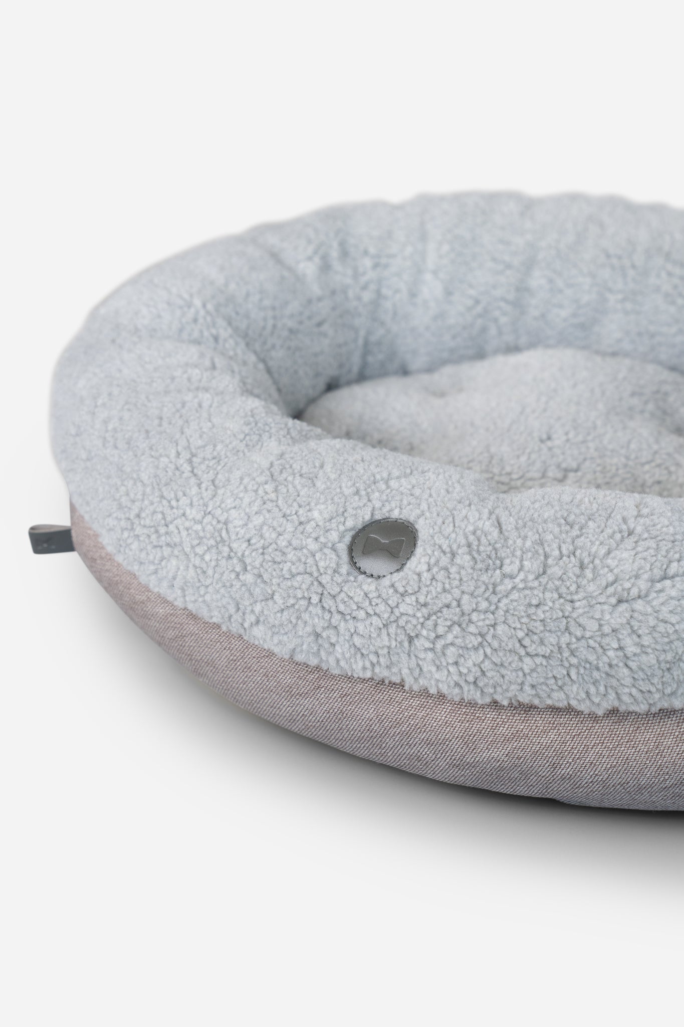 Chester & Lee | Furry Gray Donut Dog Bed - image 4