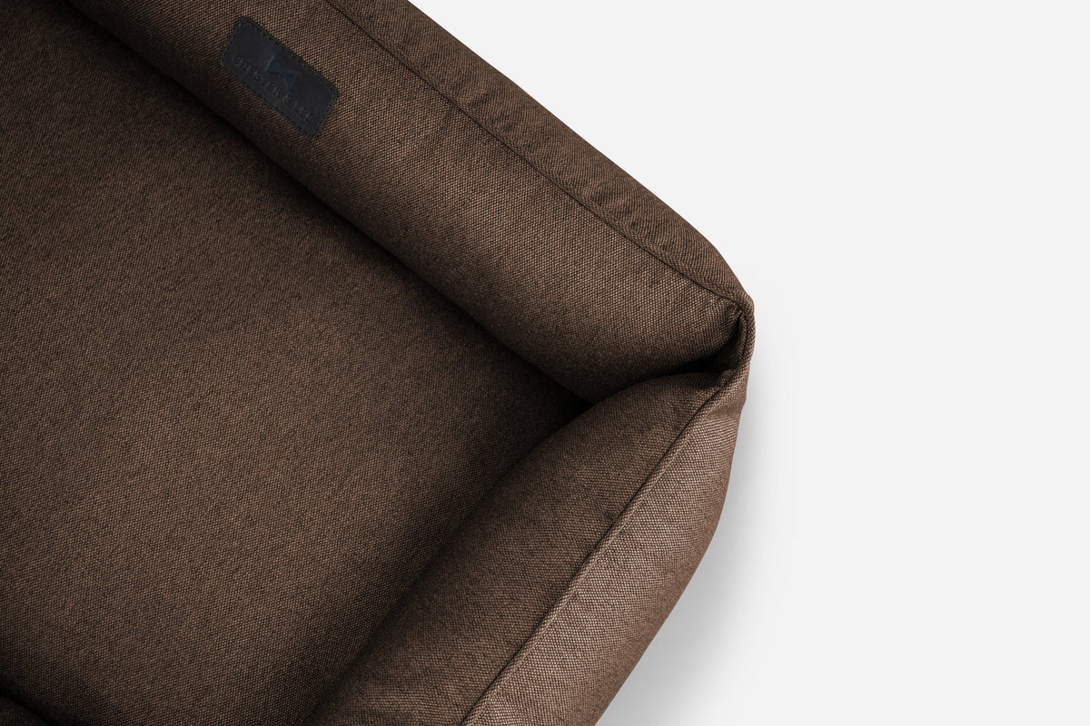 Pet Beds Premium Chester & Lee | Cotton Sleeper Dog Bed Brown