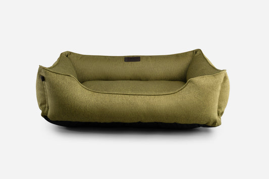 Chester & Lee | Cotton Sleeper Dog Bed Olive