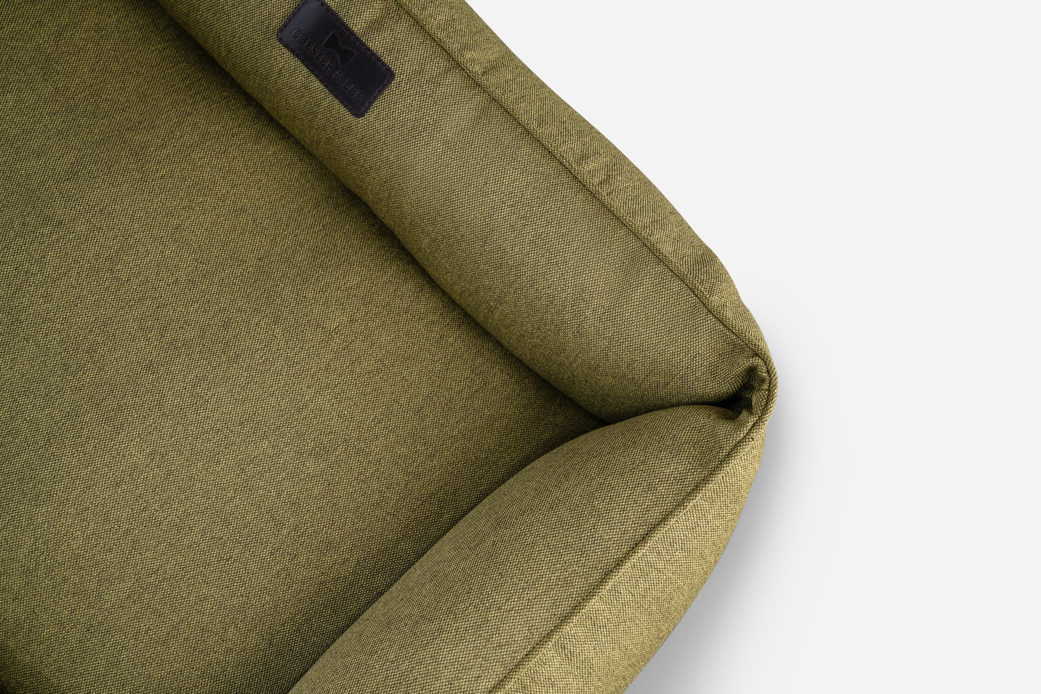 Pet Beds Premium Chester & Lee | Cotton Sleeper Dog Bed Olive