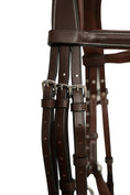 Load image into Gallery viewer, Huntley Equestrian Sedgwick Leather Padded Monocrown Figure 8 Bridle
