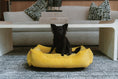Load image into Gallery viewer, Bolster Beds Premium Chester & Lee | Fancy Corduroy Sleeper Dog Bed Sunny Yellow

