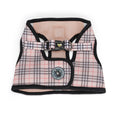 Load image into Gallery viewer, EcoBark Step In Dog Harness - XXXS to Small Breeds- Reflective Soft Mesh Harness for Teacup, Small Dogs and Puppies / Beige Plaid
