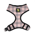Load image into Gallery viewer, EcoBark Beige Plaid Dog Harness- Over-the-Head Dog Vest Halter for Small to Medium Dogs, and Puppies
