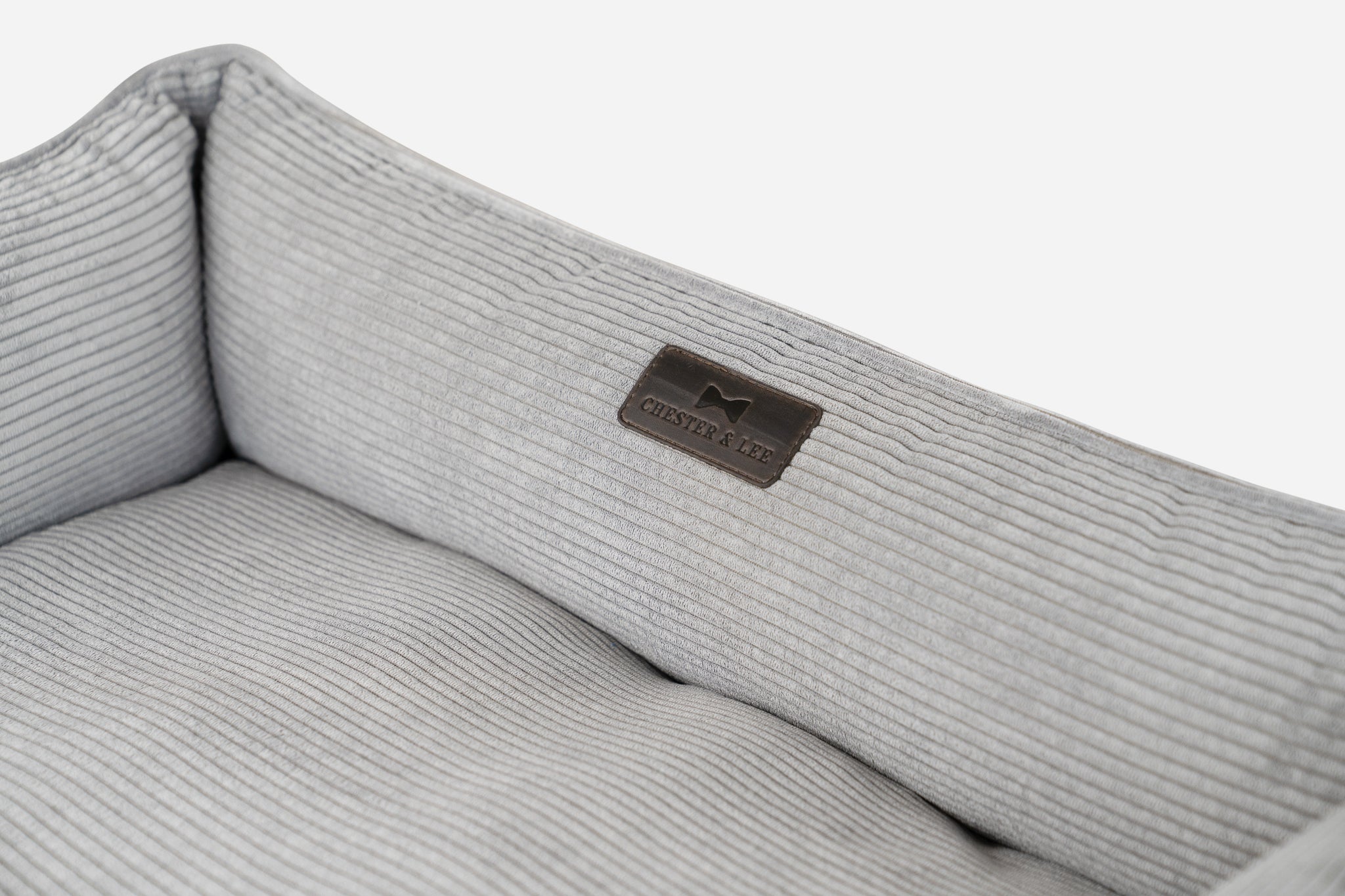 Chester & Lee | Fancy Corduroy Sleeper Dog Bed Gray - image 7