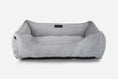 Load image into Gallery viewer, Chester & Lee | Fancy Corduroy Sleeper Dog Bed Gray - image 6
