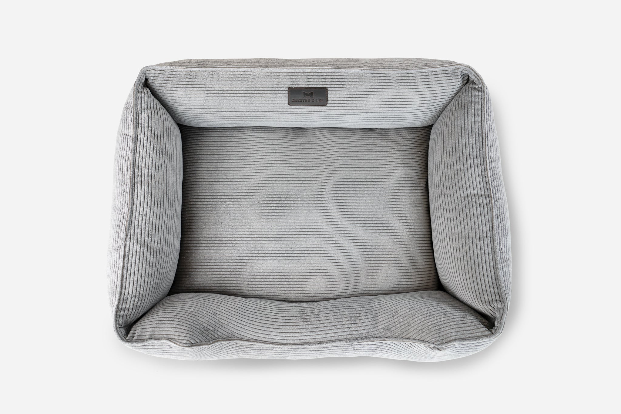 Chester & Lee | Fancy Corduroy Sleeper Dog Bed Gray - image 5