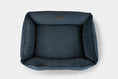 Load image into Gallery viewer, Bolster Beds Premium Chester & Lee | Fancy Corduroy Sleeper Dog Bed Graphite
