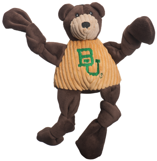 NCAA Baylor University, Bruiser the Bear Knottie® Plush Dog Toy - image 2