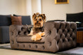 Load image into Gallery viewer, The Glamour Luxury Pet Bed in Dark Brown
