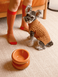 Load image into Gallery viewer, Pet Sweater Vest - Toffee Orange
