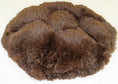 Load image into Gallery viewer, Exotic Gold & Chocolate Shag Swaddle Bed
