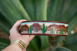 Desert & Cactus Dog Collar / Southwest Dog Collar 