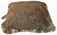 Load image into Gallery viewer, Exotic Fur Gold & Chocolate Shag Travel Bed/Blanket
