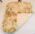 Load image into Gallery viewer, Beige Rabbit & Cream Crocodile Travel Bed/Blanket
