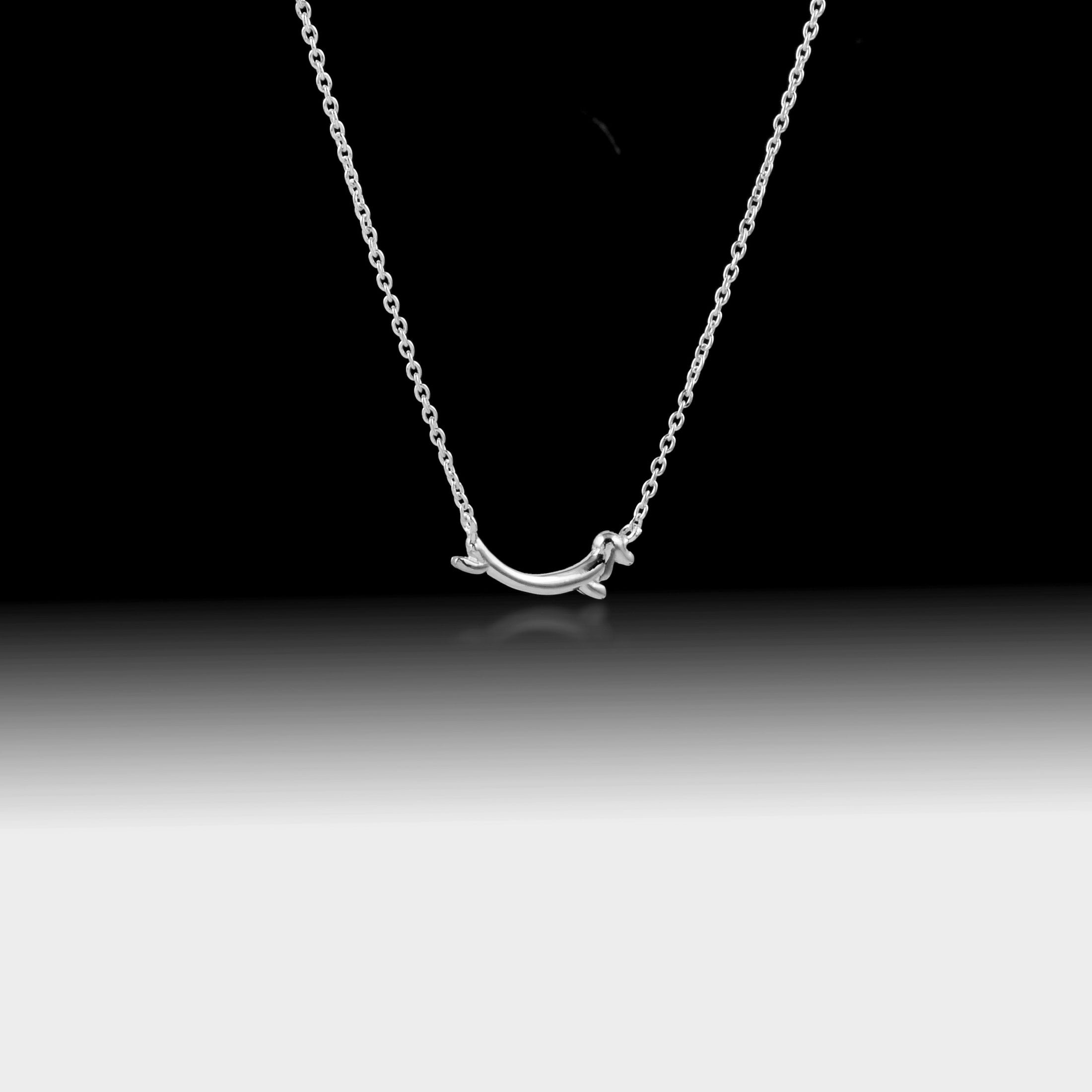 Dachshund Necklace- 925 Sterling Silver 18k Gold Plated