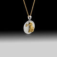 Load image into Gallery viewer, Dog Meets Butterfly Necklace- 925 Sterling Silver 18k Gold Plated
