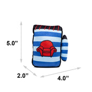 Dog Toy Squeaker Plush - Blue's Clues Handy Dandy Notebook Replica