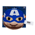 Load image into Gallery viewer, Dog Toy Ballistic Squeaker - Captain America Smiling Face Round Blue
