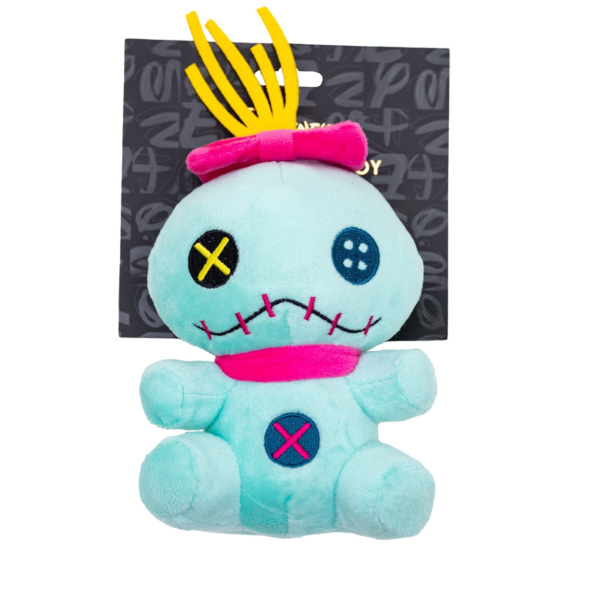 Dog Toy Squeaker Plush - Lilo and Stitch Scrump Sitting Pose