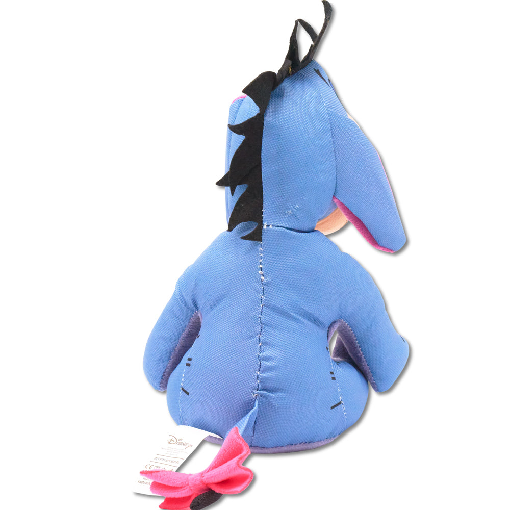 Dog Toy Ballistic Squeaker - Winnie the Pooh Eeyore Sitting Pose Blue