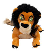 Dog Toy Squeaker Plush - Disney The Lion King Scar Full Body Pose with Rope Tail