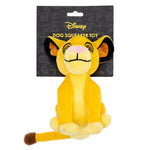 Dog Toy Squeaker Plush - Disney The Lion King Young Simba Full Body Pose