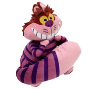 Dog Toy Squeaker Plush - Alice in Wonderland Cheshire Cat Sitting Full Body Pose