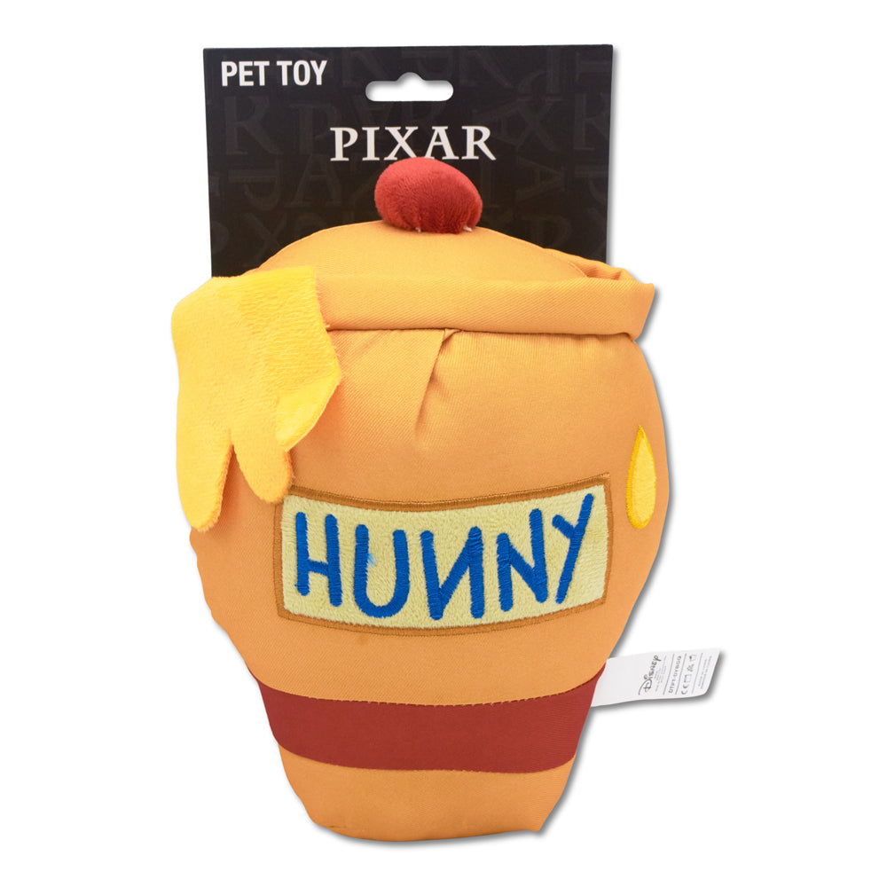 Dog Toy Ballistic Squeaker - Winnie the Pooh Hunny Pot Yellow