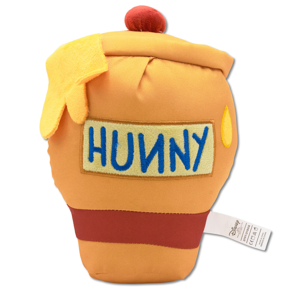 Dog Toy Ballistic Squeaker - Winnie the Pooh Hunny Pot Yellow