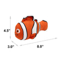 Load image into Gallery viewer, Dog Toy Squeaker Plush - Pixar Finding Nemo Nemo Clown Fish Full Body Pose
