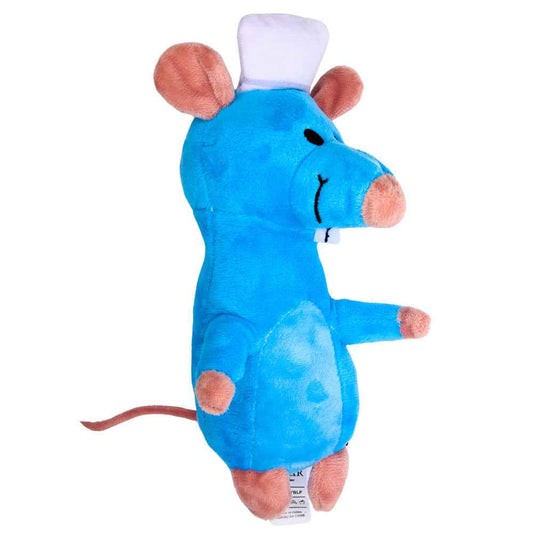 Dog Toy Squeaker Plush - Ratatouille Chef Remy Rat Full Body Pose