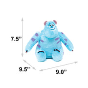 Dog Toy Squeaker Plush - Monsters, Inc. Furry Sulley Full Body Sitting Pose 