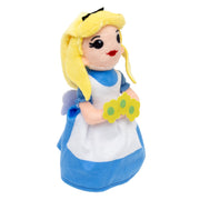 Dog Toy Squeaker Plush - Alice in Wonderland with Flowers Full Body Pose