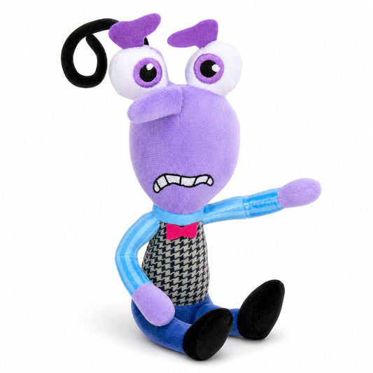 Dog Toy Squeaker Plush - Pixar Inside Out Fear Full Body Pose