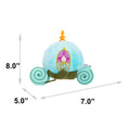 Load image into Gallery viewer, Dog Toy Squeaker Plush - Cinderella Pumpkin Carriage Light Blue
