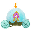 Load image into Gallery viewer, Dog Toy Squeaker Plush - Cinderella Pumpkin Carriage Light Blue
